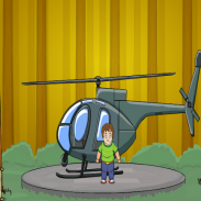 Chubby Boy Helicopter Escape screenshot 3