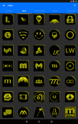 Black and Yellow Icon Pack ✨Free✨ screenshot 5