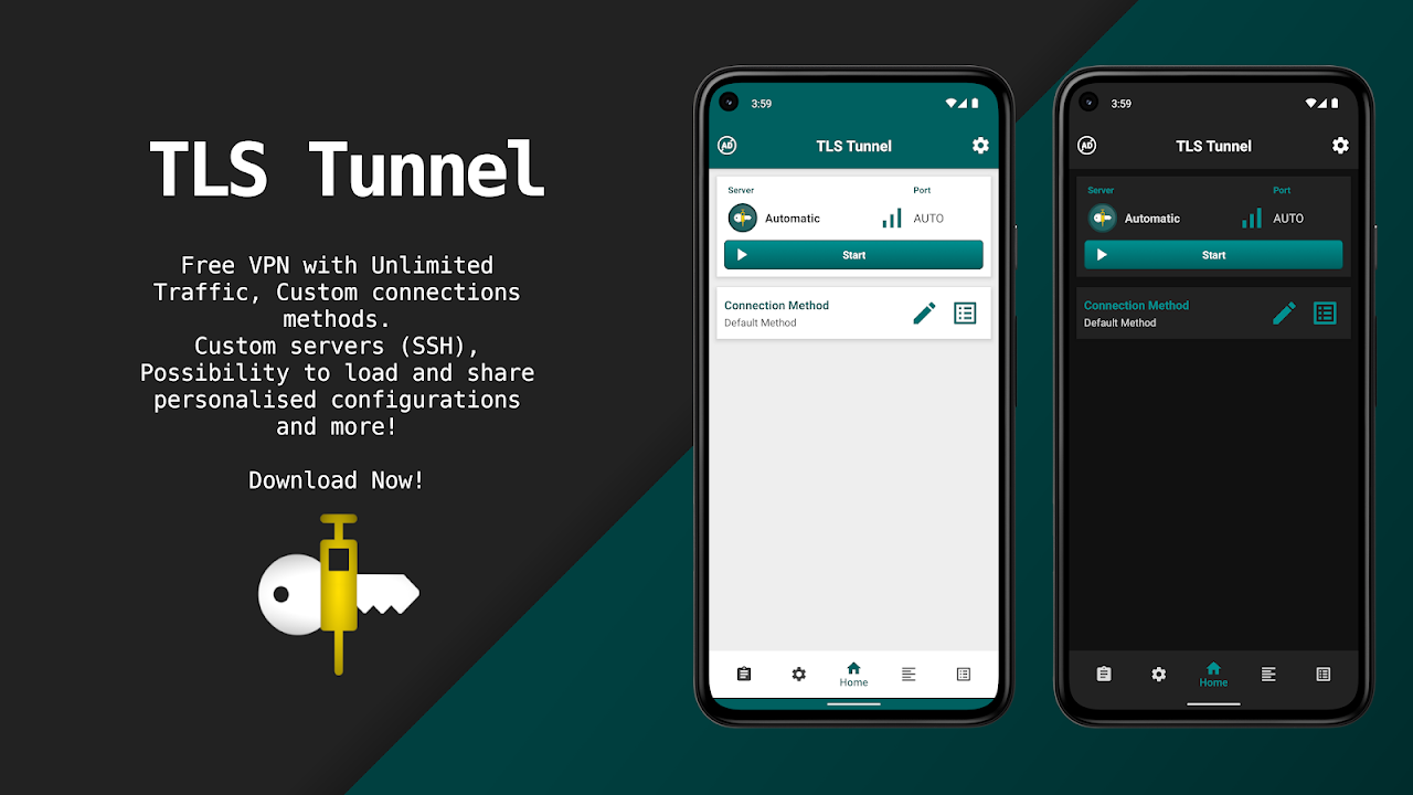 TLS Tunnel - Безлимитный VPN - Загрузить APK для Android | Aptoide