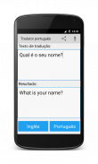 Português para Inglês Tradutor screenshot 0