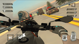 Moto Rider in Heavy Traffic screenshot 7