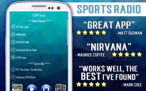 Sports Radio Favorites screenshot 0