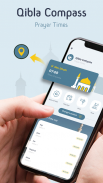 Qibla Compass & Prayer Times screenshot 2