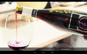 Bottle of Wine Live Wallpaper screenshot 1