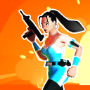 Spy Girl Action 3D Icon