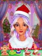 Christmas Princess Makeup Game : Princess Games screenshot 0