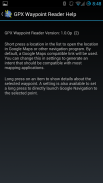 GPX Waypoint Reader Free screenshot 4