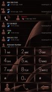 Dialer MetalGate Bronze Skin screenshot 1