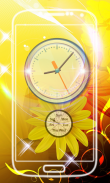 Leaves Analog Clock Live Wallpaper screenshot 7