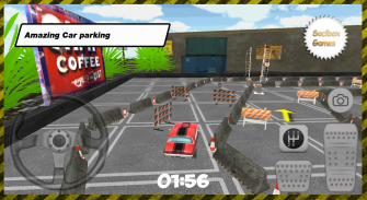 Extreme Red Car Parking screenshot 5
