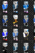 Sans Skin Addon Maps mcpe screenshot 1