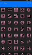 Lilac Purple & Black Icon Pack screenshot 10