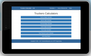 Truckers Calculator screenshot 1