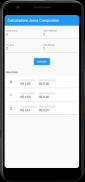 Calculadora de Juros Compostos screenshot 0