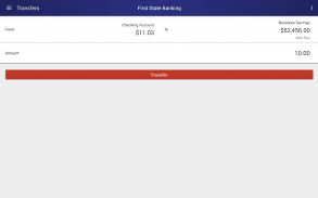 First State Bank Banking screenshot 2