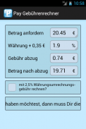 Pay Gebührenrechner screenshot 0