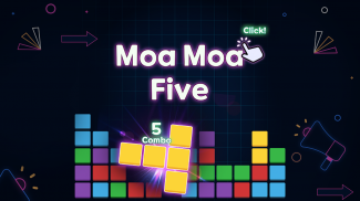 Moa Moa Five - Match Blocks screenshot 8