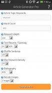 Article Generator Pro screenshot 0