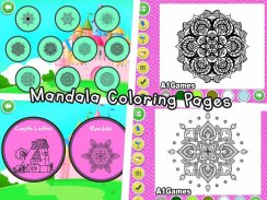 Indian Princess Doodle Colouring Book screenshot 3