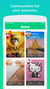 Amino: Communautés et Chats screenshot 1