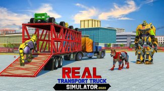 Construction Vehicles Transforme Robot Transport screenshot 1