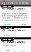 Status bar Calendar Demo screenshot 6