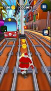 Subway Santa Claus Runner Xmas screenshot 2