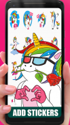 WAStickerApps Unicorn emoji screenshot 2