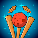 Space Cricket Scorer: Avoid Stumps, Tap Tap Balls