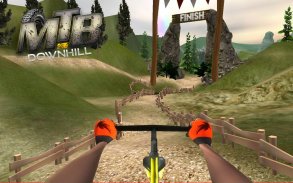 VR - MTB Downhill bicycle racing : VR Bicycling screenshot 0