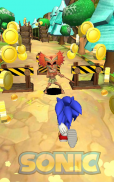 Blue Hedgehog Run - Jungle Rush Adventure screenshot 1