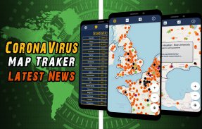 Mapa de coronavirus: noticias sobre el virus COVID screenshot 0