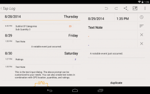 Tap Log screenshot 4