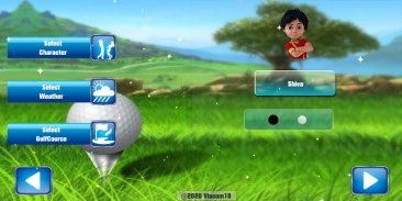 Shiva Golf Game screenshot 1