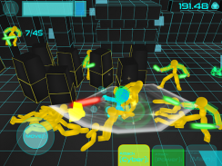 Stickman Neon luta de espadas screenshot 3
