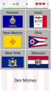 50 Stati federati degli USA, loro capitali e mappa screenshot 2