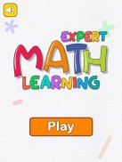 Expert Maths Learning - Maths puzzle game for kids screenshot 0