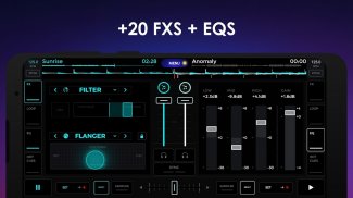 edjing 무료 DJ 믹서 턴테이블 및 음악 플레이어 screenshot 1