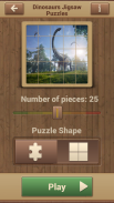 Dinosaurier Puzzle Spiele screenshot 3
