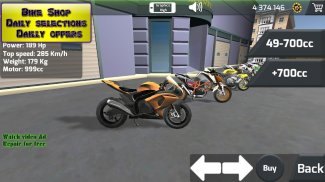 Motorbike Drag Racing screenshot 5