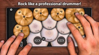 Drum King:Schlagzeug-Simulator screenshot 1