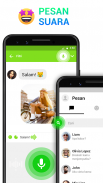 Messenger - Pesan, pesan teks,SMS Messenger gratis screenshot 6