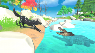 Wolf Simulator 3D Wild Animal screenshot 3