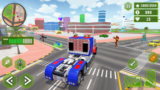 Truck Game - Car Robot Games screenshot 5