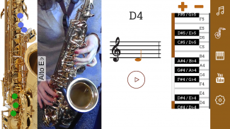 2D Saxofón Notas screenshot 9