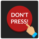 Красная кнопка: не советую нажимать на меня Icon