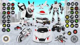 Wild Fox Transform Bike Robot Shooting: Robot Game screenshot 7