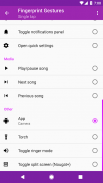 Fingerprint Gestures screenshot 2