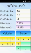 équation quadratique solveur screenshot 0
