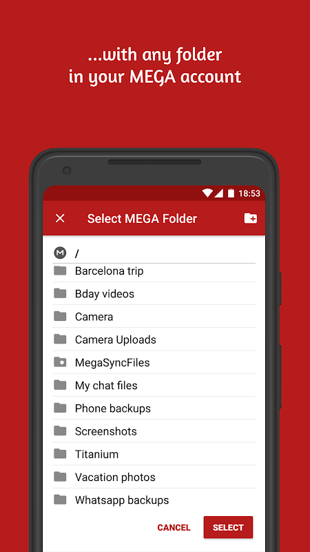 The Selected Mega Folder Is Already Synced